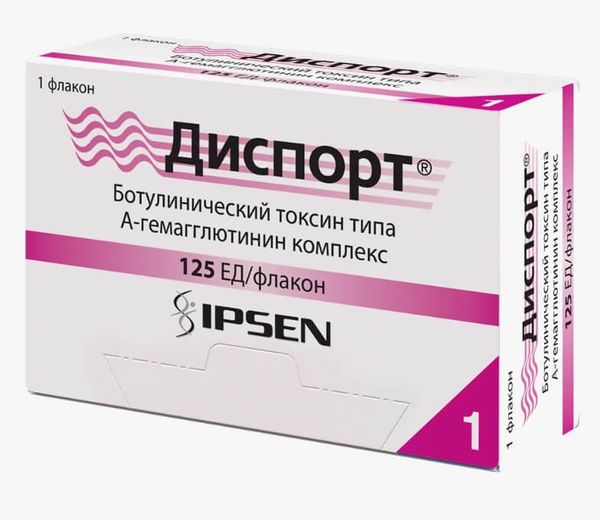 Диспорт лиофилизат для приг. раствора для инъекций фл. 125ЕД