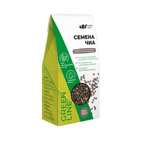 Семена чиа ABC Healthy Food пачка 100г