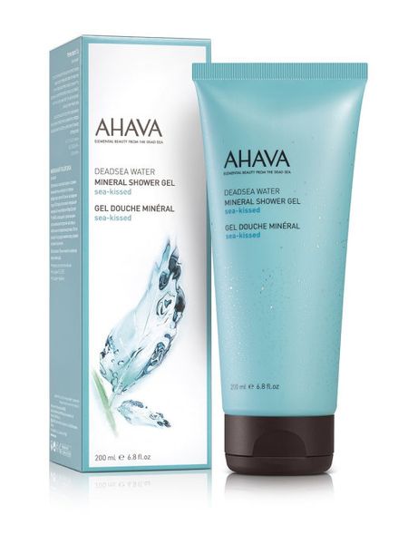 Гель для душа минеральный морской поцелуй sea kissed deadsea water ahava 200 мл