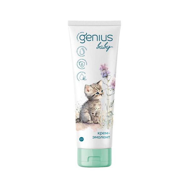 Крем-эмолент детский 0+ Genius Baby/Джениус Бэби 75мл