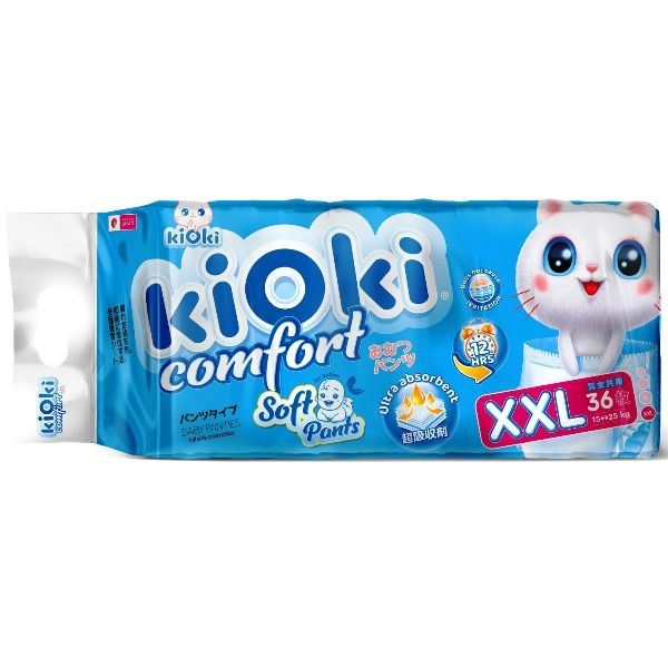 Kioki детские трусики  comfort soft  xxl (15-25 кг) 36 шт.