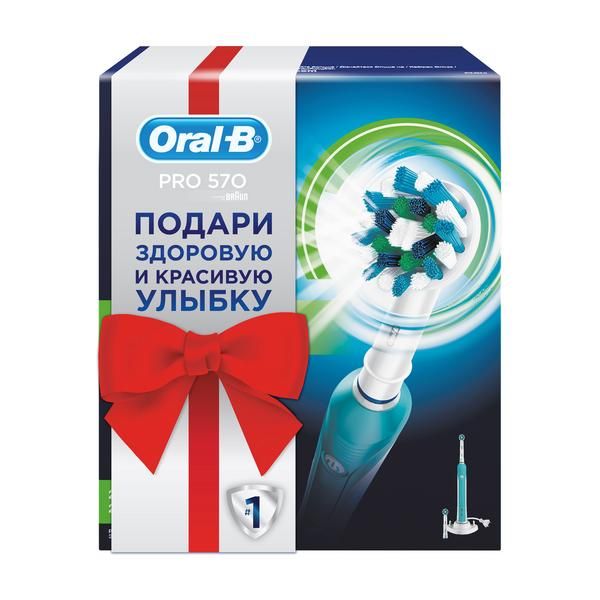 Щетка зубная электрическая 3756 CrossAction Professional Care 570/D16 Oral-B/Орал-би фото №2