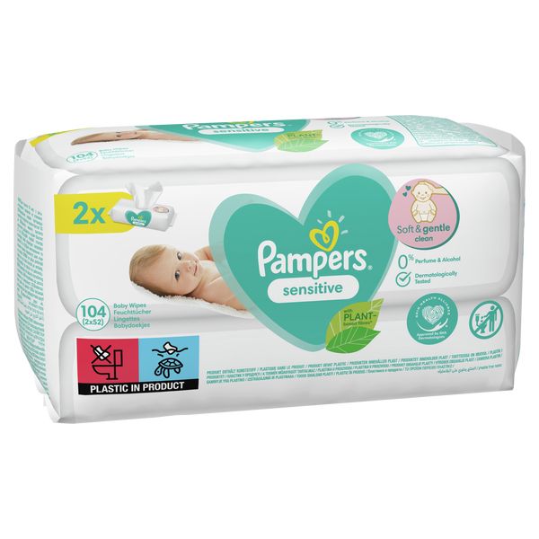Салфетки влажные детские Pampers/Памперс Sensitive 104 шт. фото №10