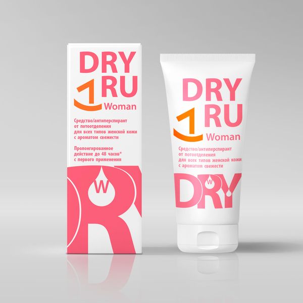 Антиперспирант для всех типов женской кожи аромат свежести Women Dry Ru/Драй Ру туба 50мл фото №4