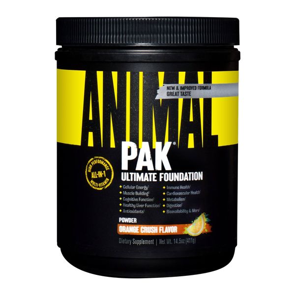 Витамины и минералы комплекс вкус апельсиновый взрыв Pak Animal порошок 411г