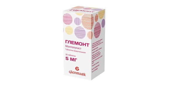 Глемонт таблетки жевательные 5мг 28шт