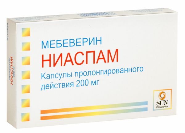 Ниаспам капсулы с пролонгированным высвобождением 200мг 30шт