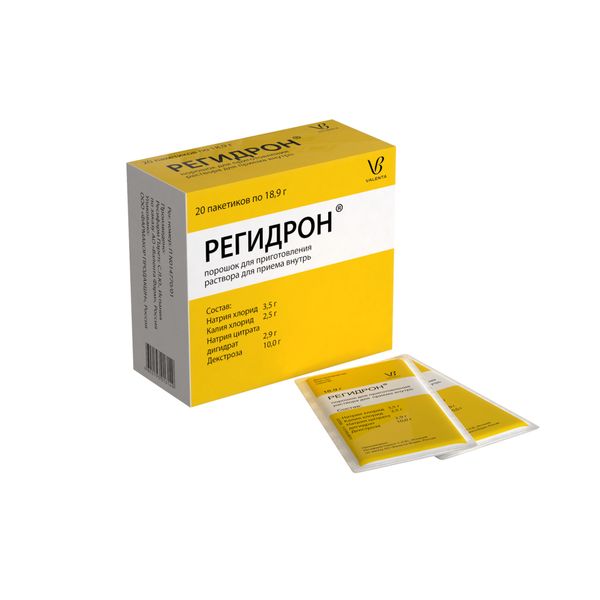 Регидрон порошок для приг. раствора для приема внутрь пак. 18,9г 20шт фото №3