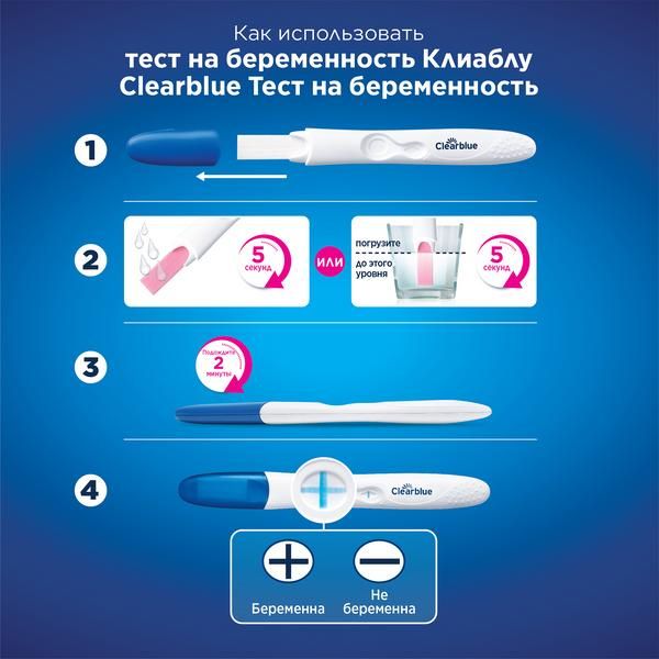 Тест для определения беременности Easy ClearBlue/КлиаБлу фото №2