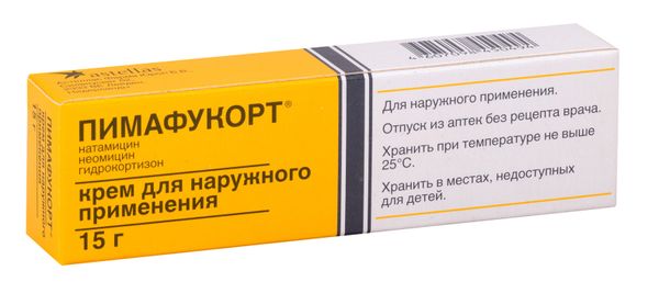 Пимафукорт крем для наружного применения 15г
