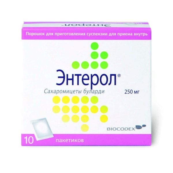 Энтерол пор. д/сусп.внутр. 250мг 10шт