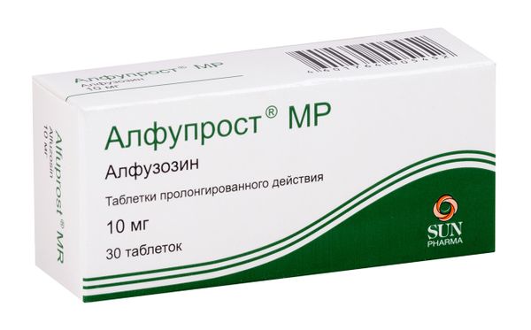Алфупрост МР таблетки с пролонгированным высвобождением 10мг 30шт