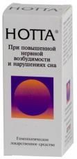 Нотта капли для приема внутрь гомеопатические 20мл