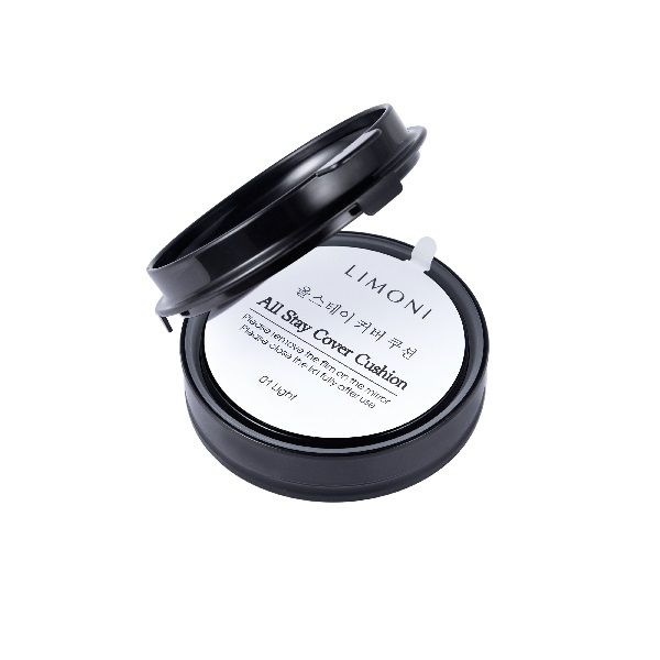 Флюид тональный кушон All Stay Cover Cushion SPF 35 / PA++ Refill 01 Light Сменный блок Limoni фото №3