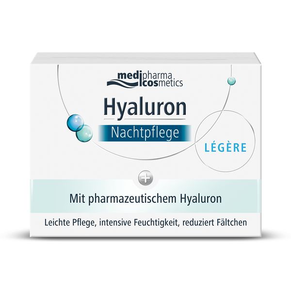Крем для лица ночной легкий Hyaluron Medipharma/Медифарма cosmetics 50мл фото №2