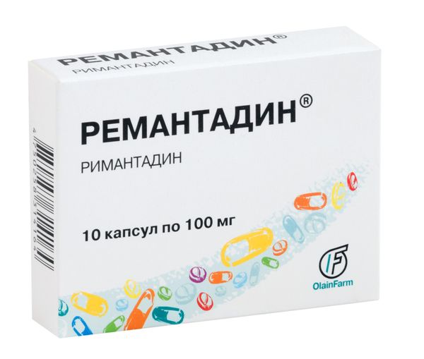 Ремантадин капсулы 100мг 10шт