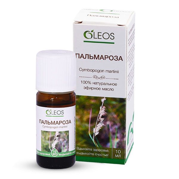 Масло эфирное пальмароза Oleos/Олеос фл. 10мл