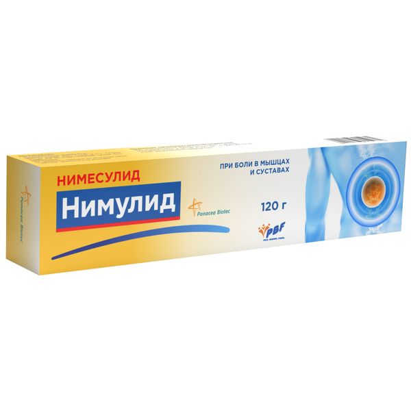 Нимулид гель для наружного применения 1% 120г фото №2