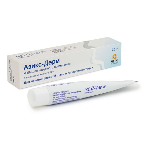 Азикс-Дерм крем для наружного применения 20% 30г