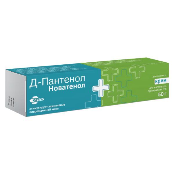 Д-пантенол крем для наружного применения 5% 50г