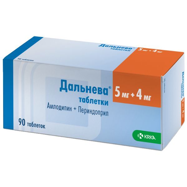 Дальнева таблетки 5мг+4мг 90шт