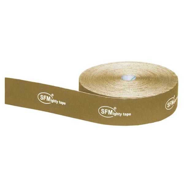 Тейп кинезиологический на хлопковой основе в рулоне бежевый SFM-Plaster 5х3200см фото №3