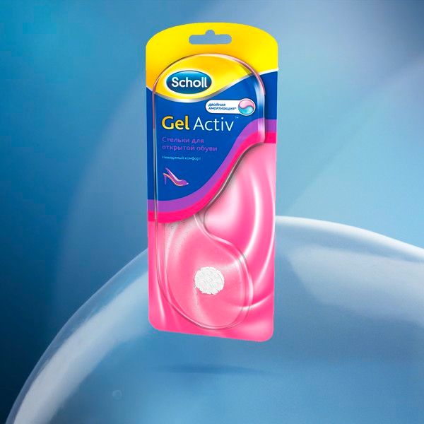 Стельки для открытой обуви GelActiv Scholl/Шолл фото №10