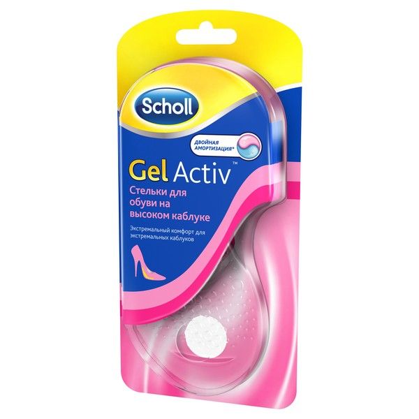 Стельки для обуви на высоком каблуке GelActiv Scholl/Шолл фото №3