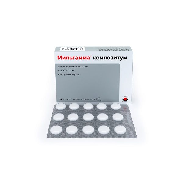Мильгамма композитум таблетки п/о 100мг+100мг 30шт фото №7