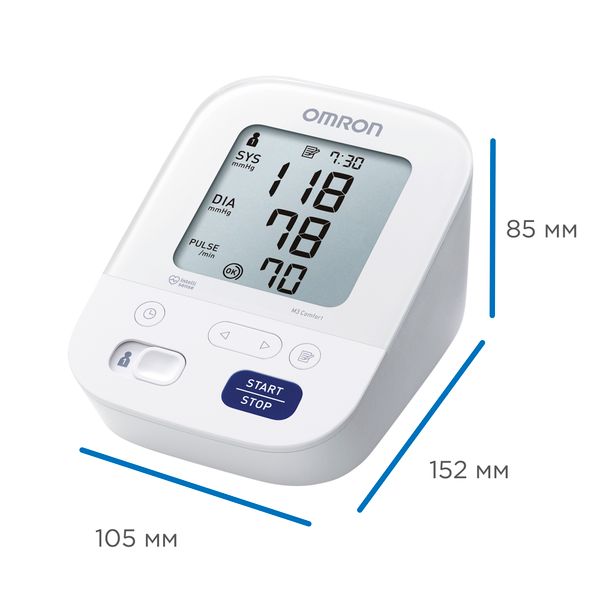 Тонометр автоматический Comfort M3 Omron/Омрон (ALRU) фото №11