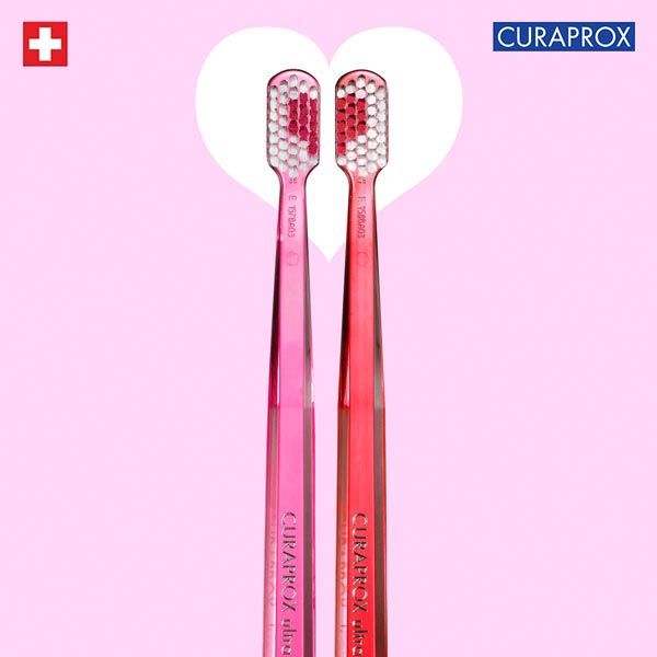 Щетка зубная ультрамягкая для взрослых Duo Love Curaprox/Курапрокс 2шт (CS5460/2) фото №6