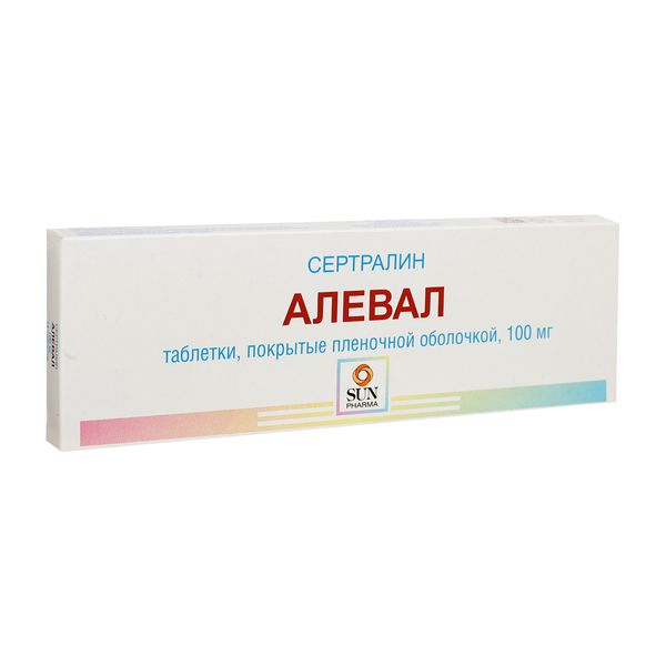 Алевал таблетки п/о плен. 100мг 14шт