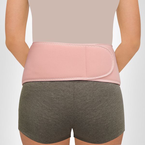 Бандаж для беременных дородовой Интерлин MamaLine MS B-1215, розовый, р.L/XL фото №2