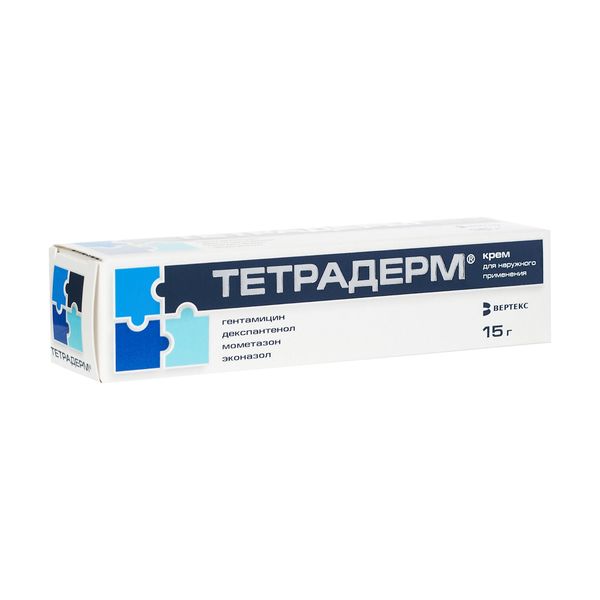 Тетрадерм крем 15г фото №3