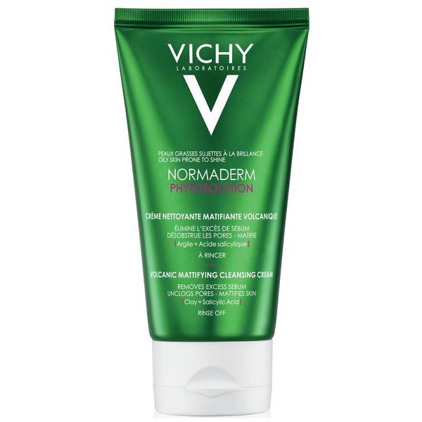 Гель матирующий для умывания с вулканическим перлитом Normaderm Phytosolution Vichy/Виши 125мл фото №2