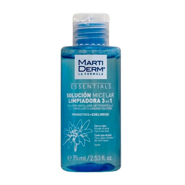 Раствор мицеллярный очищающий 3 в 1 Essentials Martiderm/Мартидерм фл. 75мл