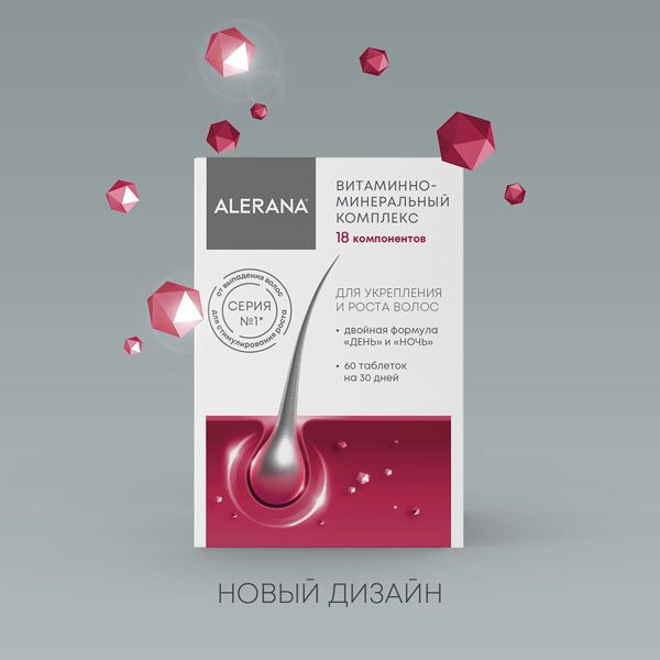 Витаминно-минеральный комплекс Alerana/Алерана таблетки 570мг 60шт фото №3
