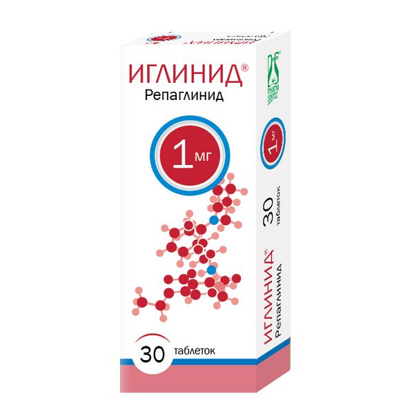 Иглинид таблетки 1мг 30шт