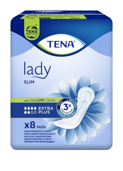 Прокладки урологические Extra Plus Slim Lady Tena/Тена 8шт