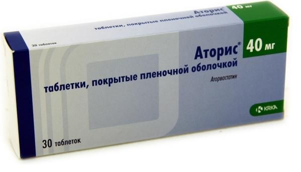 Аторис таблетки п/о плен. 40мг 30шт