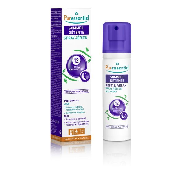 Спрей для воздуха отдых и релакс 12 эфирных масел Puressentiel/Пюресансьель фл. 75мл