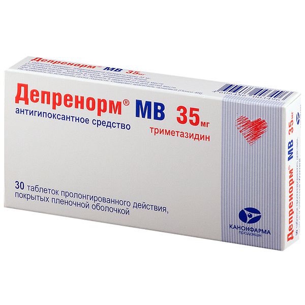 Депренорм МВ таблетки с пролонгированным высвобождением п/о плен. 35мг 30шт