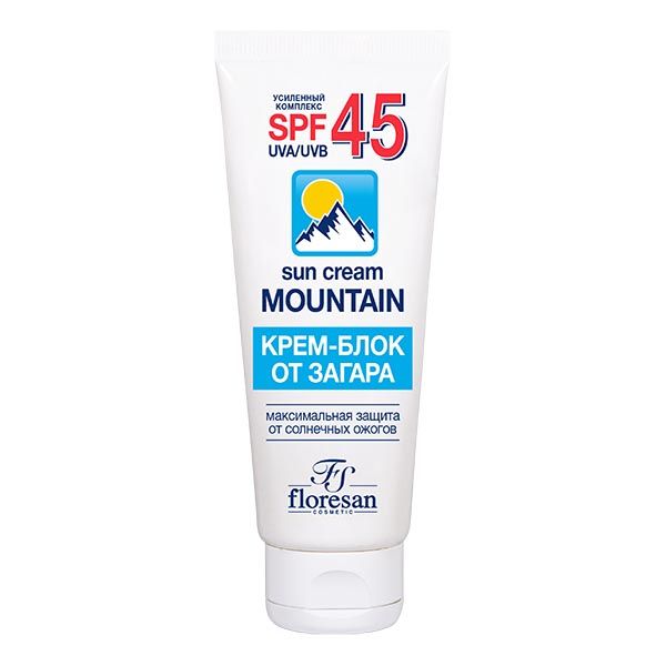 Крем-блок от загара водостойкий SPF45 Floresan/Флоресан 60мл фото №3
