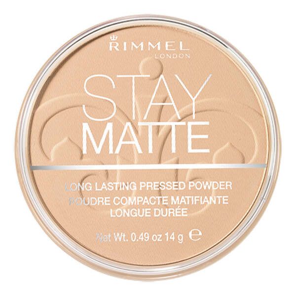 Пудра спрессованная Rimmel Stay Matte Re-pack peach glow тон 003 фото №2