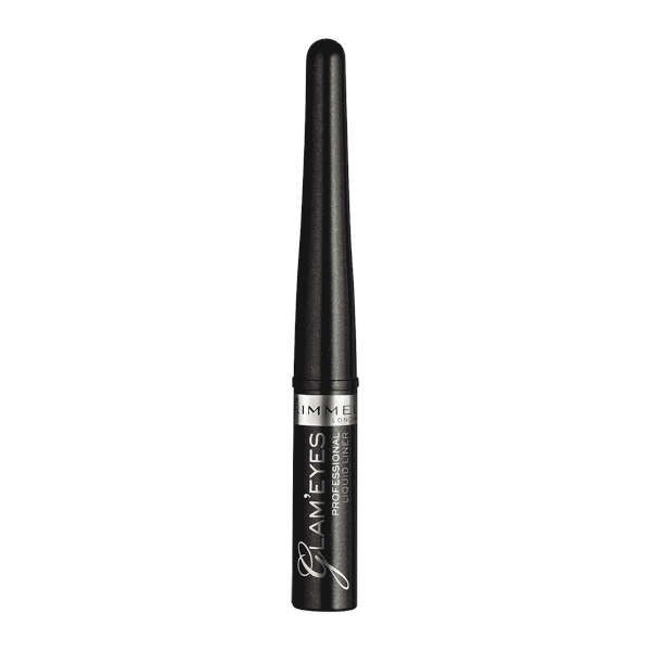 Подводка жидкая для глаз Rimmel Glam eyes Professional Liquid Liner тон 001 фото №2