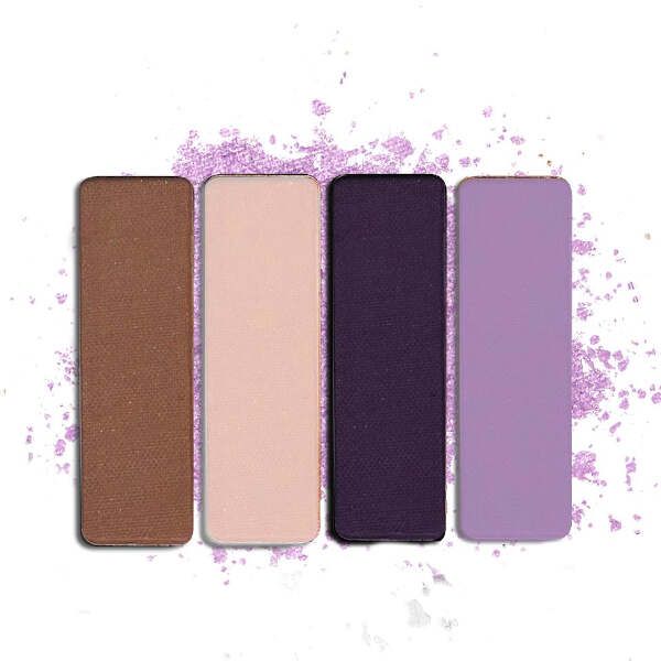 Палетка теней для век Wet n Wild Color Icon Eyeshadow Quad (4 Оттенка) E344b petalette фото №2