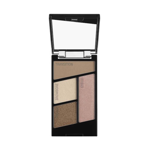Палетка теней для век Wet n Wild Color Icon Eyeshadow Quad (4 Оттенка) E340b walking on eggshells фото №4