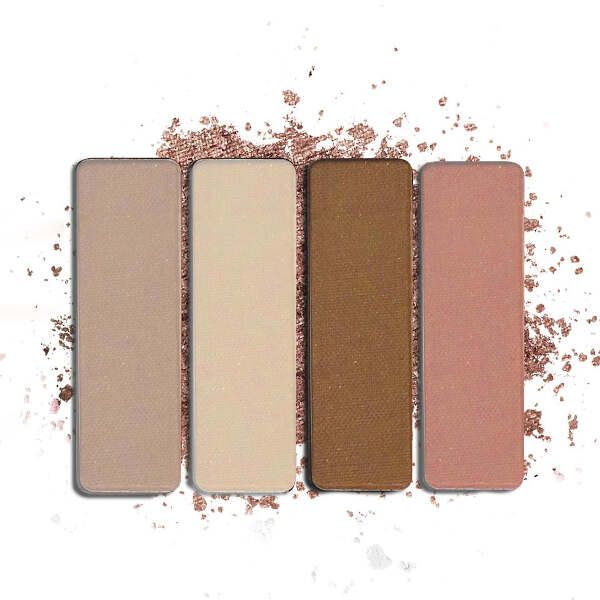 Палетка теней для век Wet n Wild Color Icon Eyeshadow Quad (4 Оттенка) E340b walking on eggshells фото №3