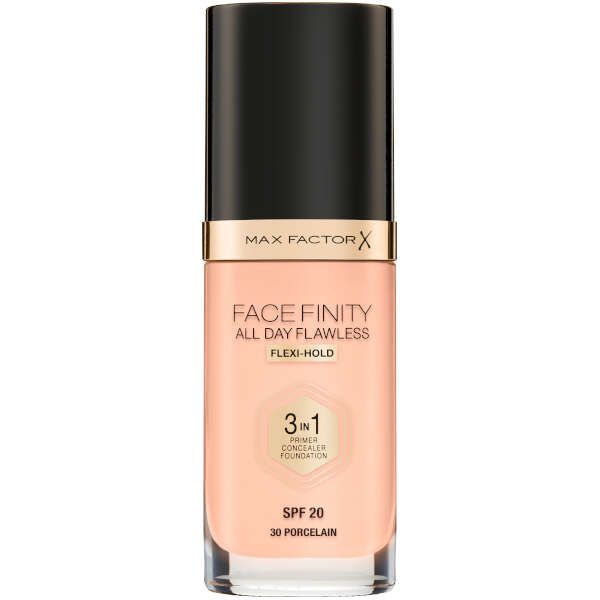 Основа тональная Max Factor Facefinity All Day Flawless 3-in-1  procelan тон 30 фото №2