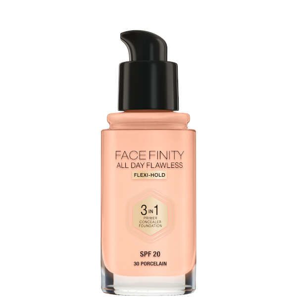 Основа тональная Max Factor Facefinity All Day Flawless 3-in-1  procelan тон 30 фото №3